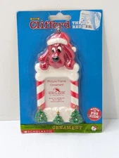 Kurt S. Adler Clifford Big Red Dog Photo Picture Frame Christmas Ornament NOS 