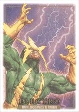 2024 Upper Deck SkyBox Marvel Masterpieces '92 Platinum - Electro Canvas #23