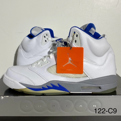 Size 12.5 - Air Jordan 5 Retro 2006 Stealth Sneakers Mens 136027