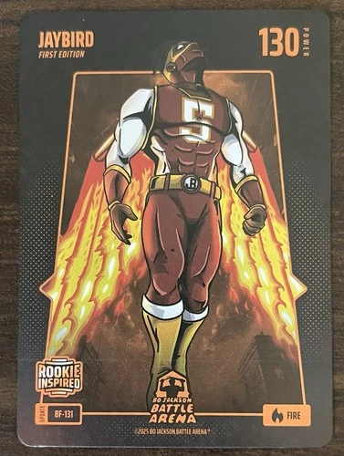 Bo Jackson Battle Arena Update Fire Battlefoil JAYBIRD Jayden Daniels RC BF-131