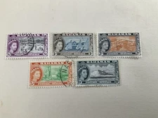 Bahamas - 1954 5 X British Colonial Used Stamps. Lot 41
