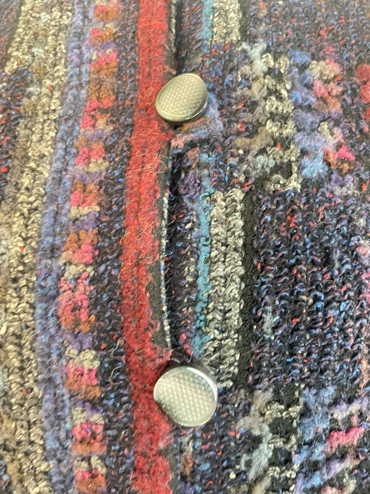 Tosca Couture Knit "Patchwork" Jacket Petite - image 8