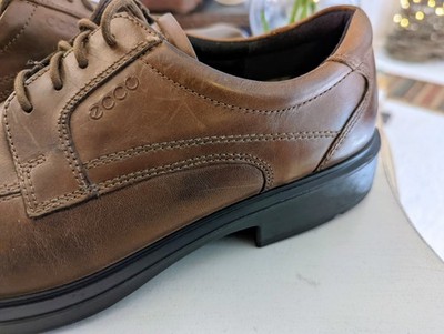 ECCO Brown Distressed Leather Men's Shoes Size US 11/EU 45  EUC!
