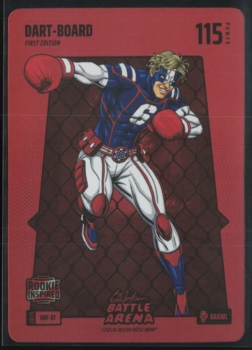 2026 Bo Jackson Battle Arena Red Battlefoil JAXSON DART #RBF-81 DART-BOARD