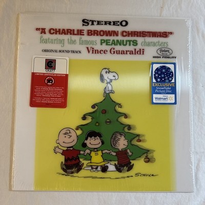 A Charlie Brown Christmas Snowflake Picture Disc Lenticular Edition NM/NM Shrink