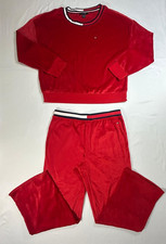 Tommy Hilfiger Vintage 90's Tracksuit Red Sweatsuit Size M