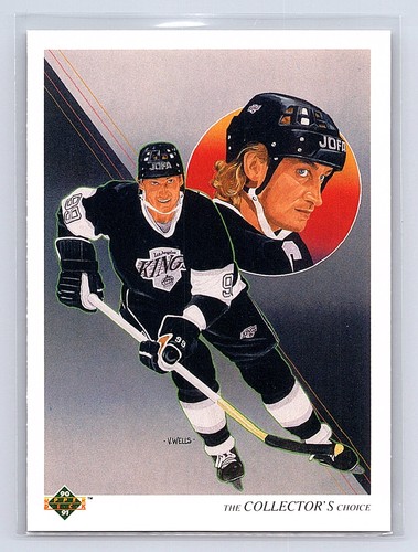 Wayne Gretzky [Checklist] #307 1990 Upper Deck French card