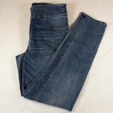 Chicos Jeggings Womens 6R Medium Wash Blue Pull On Stretch Denim Slim Pants 0.5R