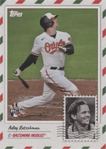 2023 Topps Holiday Adley Rutschman #H50 Metallic Baltimore Orioles