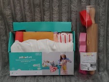 Girls' Apron with Chef Hat Ages 6 Pillowfort w/Baking Set Pretend Play