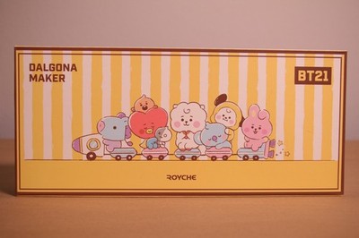 Genuine BTS BT21 K-POP BABY DALGONA MAKER Cookie / Candy Cutter Set Kit