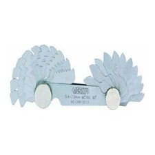 Insize 4820-124 Screw Pitch Gage, Thread Angle 60 Degrees