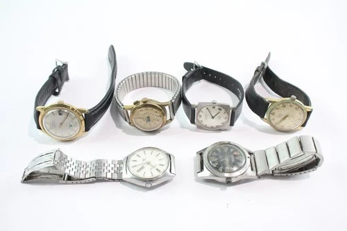Vintage Mechanical Watches Citizen Timex SPARES/REPAIRS x 6