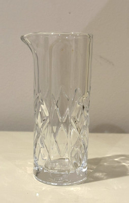 Small Final Touch Crystal Cocktail Mixing Glass - Jigger