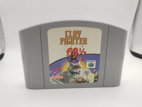 Clay Fighter 63 1/3 - Nintendo 64 N64 - Videospiel Spiel Modul