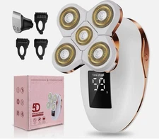 5-in-1 Electric Razors for Women,Wet/Dry 5D Women Razor & Hair Trimmer 5D Shaver