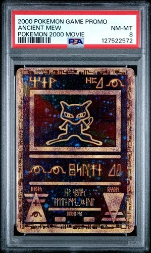 Ancient Mew Promo Pokemon the Movie 2000 Holo Card PSA 8