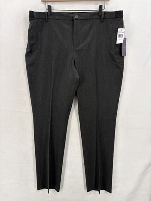NYDJ Dress Pants Womens 18 Dark Heather Gray Lift Tuck Stretch Slimming Twill
