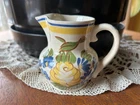 Vintage Red Wing Pottery Brittany Collection Hand Painted 4" Tall Creamer