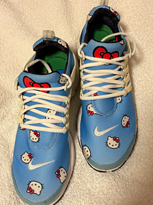 Nike Air Presto Hello Kitty Sneaker Blau/Weiß Low Top Schnürung EU 45