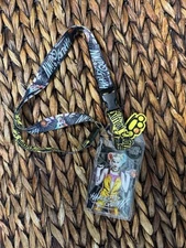 NWT Harley Quinn Lanyard Bio World Birds Of Prey 