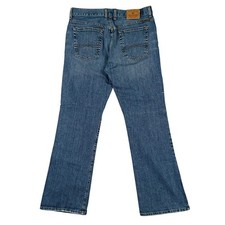 Lucky Brand Easy Rider Jean Women 12 32X31 Blue Vintage USA Made Gene Montesano