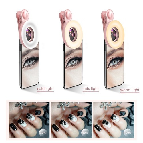 Lampe de remplissage LED portable design ??l??gant avec niveaux de luminosit?? r