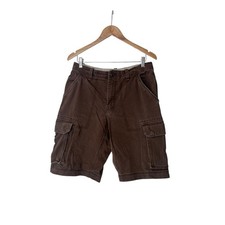 Vintage Y2K Gap Brown Cargo Shorts 31 30 28