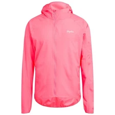 Rapha Men's Commuter Lightweight Hooded Jacket, Size Small, High-Vis Pink, NWT