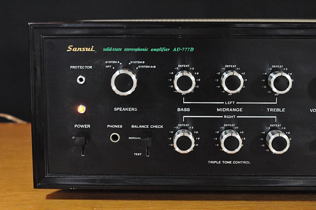 SANSUI AU-777D Integrated Amplifier Made in Japan Serviced