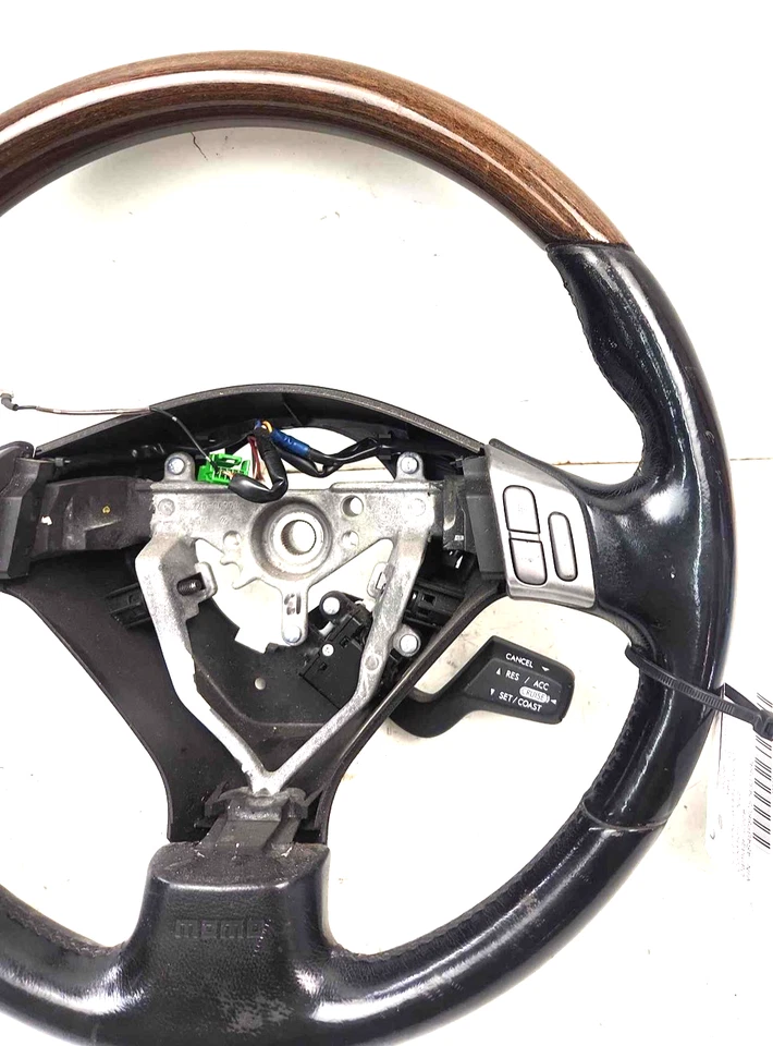 Volante Subaru Legacy Outback Momo 2005-07 madera cuero OEM Foto 2 de 4