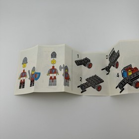 1979 Vintage Lego 677 6077 Knight's Procession Castle Set Manual ONLY Original