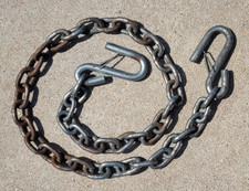 14 X 48 Trailer Safety Chain W S-hooks Safety Latch