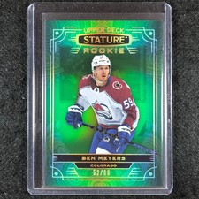 2022-23 Stature Hockey BEN MEYERS Rookie Base Photo Variant Green 52/66 #143
