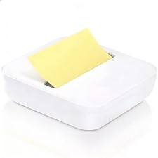 Sticky Note Organizer with 2 Pads - 3x3 Inch Note Holder, Reusable Stick-On D...
