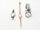 Lot of 3 Timex Women Watches Quartz Windup Vintage Parts or Repair