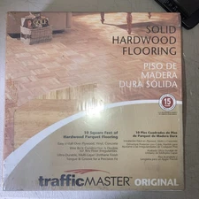 Traffic Master Original Solid Beech Hardwood Parquet Flooring (10 sq ft)
