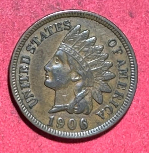 1906 US Indian Head Cent! Choice XF Details! SHARP! Old US Coin!