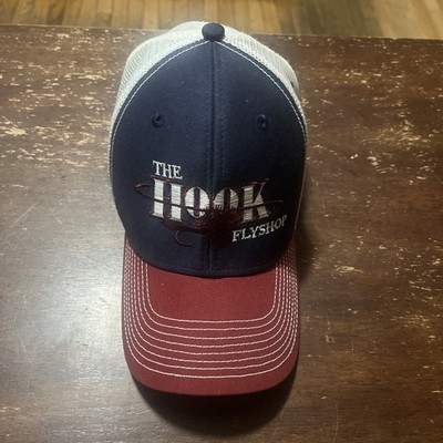 The Hook Fly Shop Trucker Hat Sunriver OR Ouray Fishing Snapback Mesh outdoors 