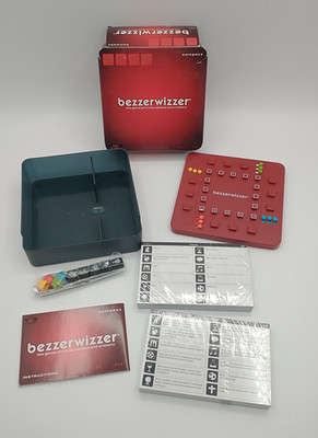Bezzerwizzer Board Game -Game Of Trivia Tactics & Trickery Open Box