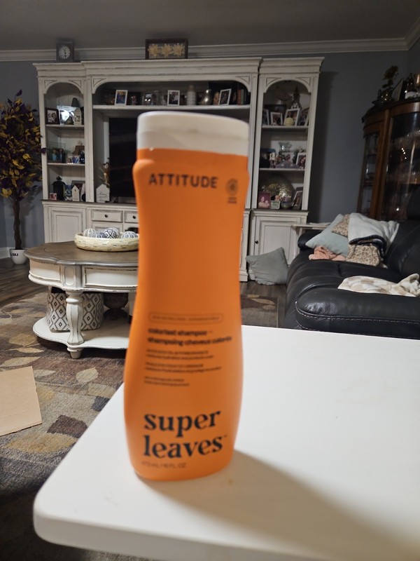 ATTITUDE Colorlast Hair Shampoo, EWG Verified, For Color Treated Hair, 16 Fl OZ)
