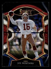 2020 PANINI SELECT TRI COLOR PRIZM DIE CUT #19 JOE MONTANA CONCOURSE 49ERS