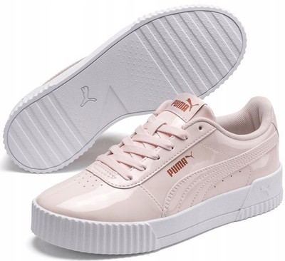 Puma Carina Patent Damenschuhe Größe 37,5 rosa Sneakers
