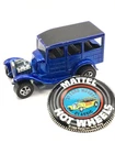 Vintage 1968 Mattel Blue Hot Wheels Redline Classic '31 Ford Woody & Button