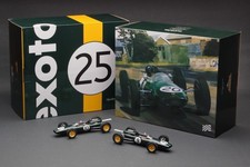 Exoto | JIM CLARK MEMORIAM GIFT SET | 1963 Lotus 25 | Jim Clark & Trevor Taylor