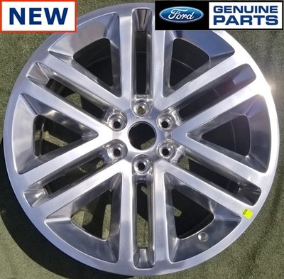 4 Factory Ford Expedition Wheels OEM F150 Platinum Polish 22 inch