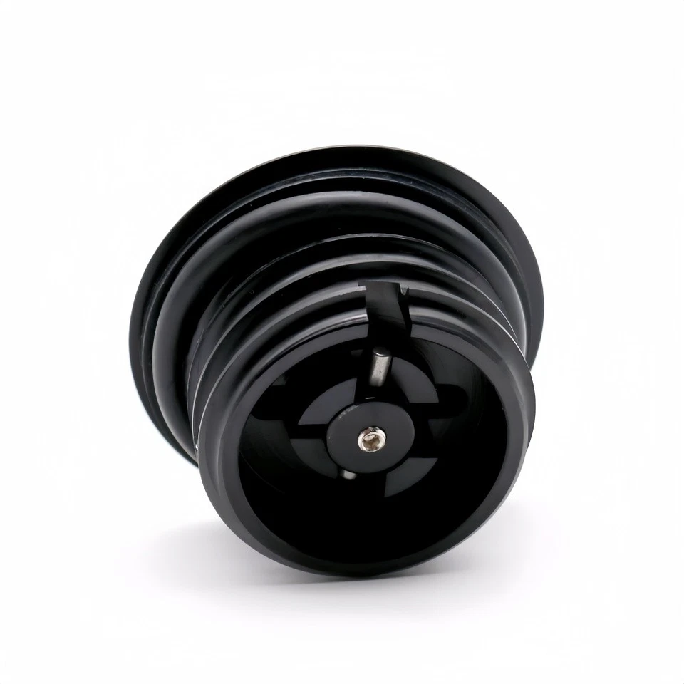 Vented Pop-Up Gas Cap for Harley Dyna/Sportster 1988-2020 - Black Aluminum - Image 2 of 4