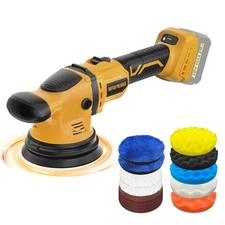 Cordless Buffer Polisher Kit for Dewalt 20V Battery (No Battery), 6-Inch Orbi...