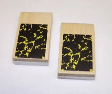 Cuckoo Clock Bellow Tops Set of 2 Repair Parts 2 1/4" x 1 1/4" Made in Germany