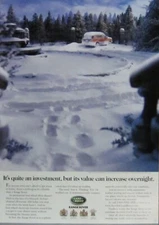 1999 Range Rover Print Ad; "It's quite and investment..."